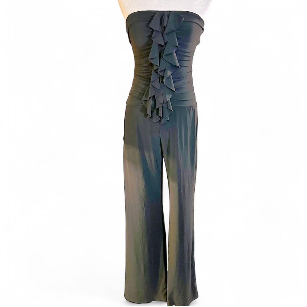 Guess Women's Black and Grey Jumpsuit